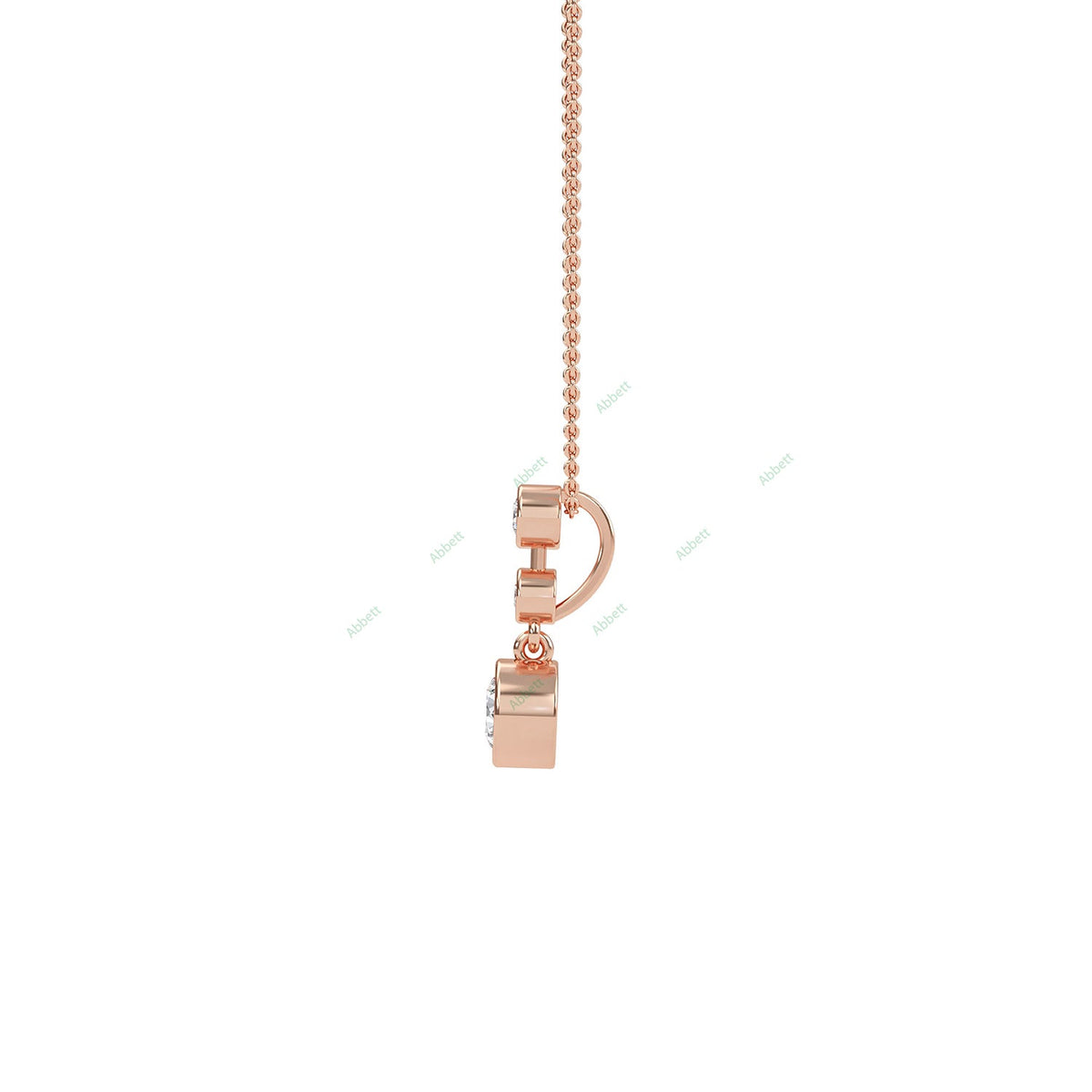Bezel Fashion Pendant PETH018