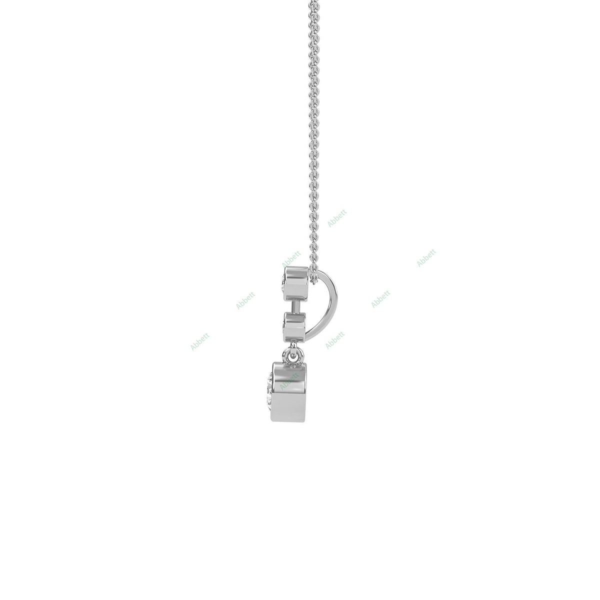 Bezel Fashion Pendant PETH018