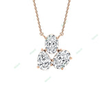 Load image into Gallery viewer, Three Stone Pendant PETH035
