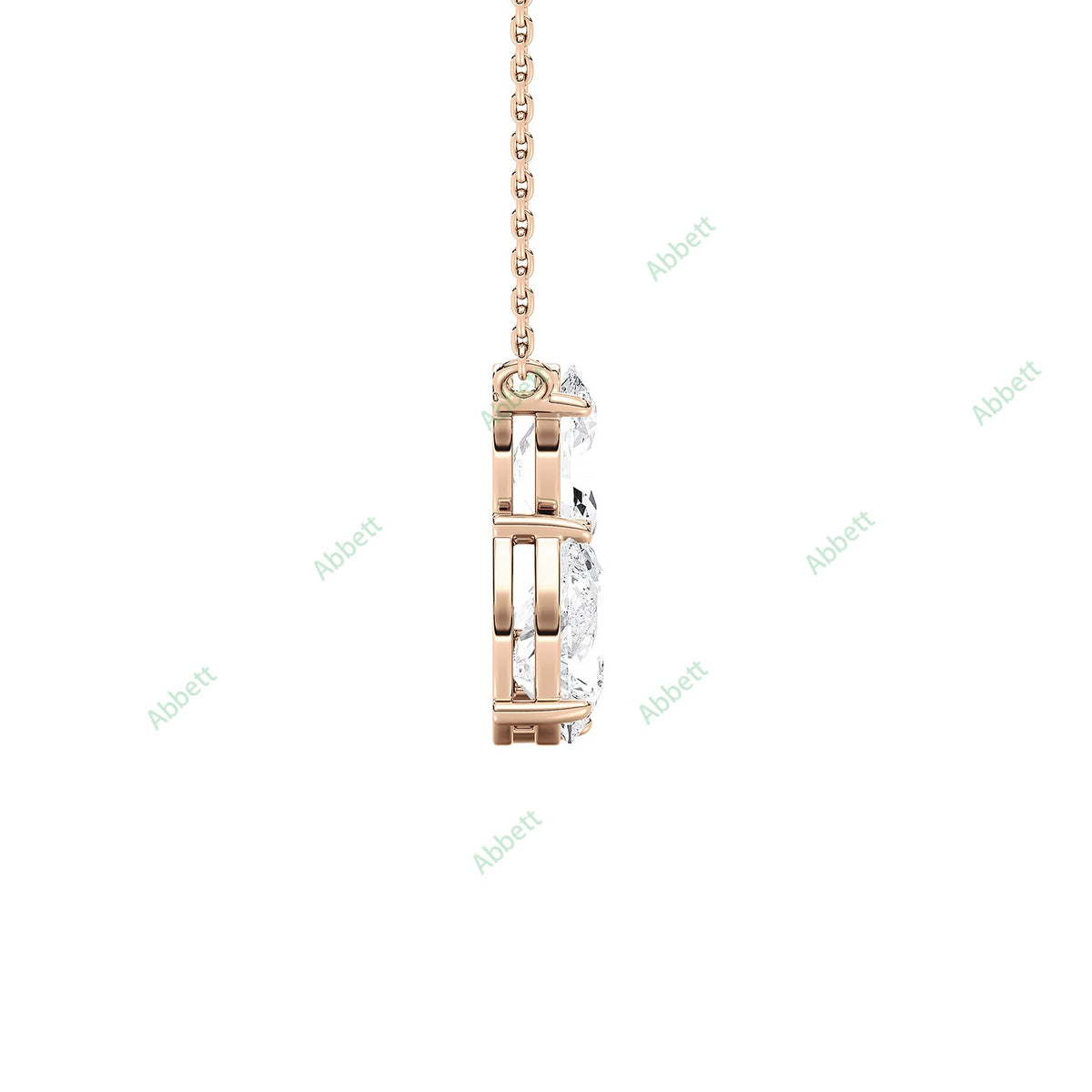 Three Stone Fashion Pendant PETH035