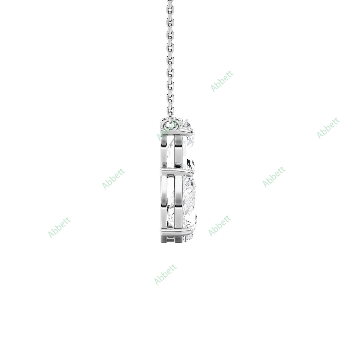 Three Stone Fashion Pendant PETH035