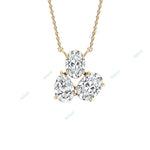 Load image into Gallery viewer, Three Stone Pendant PETH035
