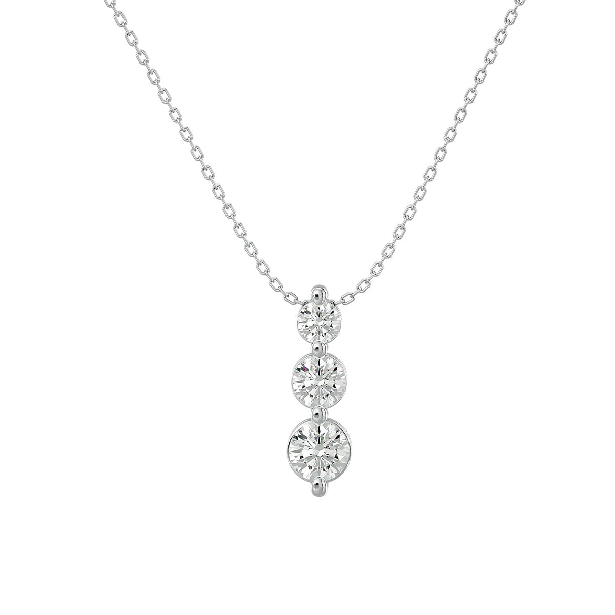 Three Stone Fashion Pendant PETH042