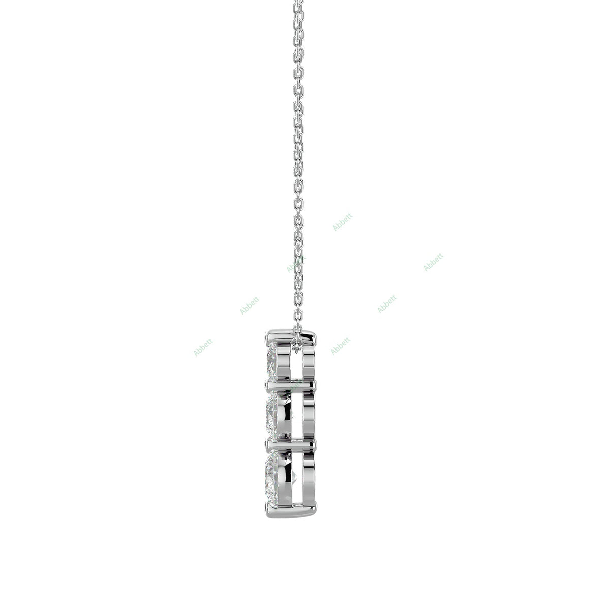 Three Stone Fashion Pendant PETH042
