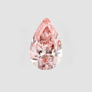 Pear lab grown pink diamond