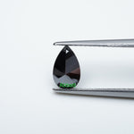 Load image into Gallery viewer, Pear black moissanite
