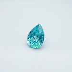 Load image into Gallery viewer, Pear lab grown Paraiba YAG ice crush
