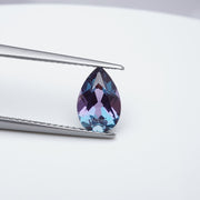 Pear lab grown alexandrite