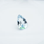 Load image into Gallery viewer, Pear lab grown aqua sapphire
