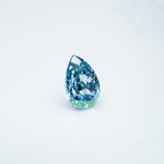 Load image into Gallery viewer, Pear lab grown blue diamond
