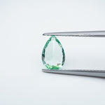 Load image into Gallery viewer, Pear lab grown green sapphire
