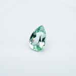 Load image into Gallery viewer, Pear lab grown green sapphire
