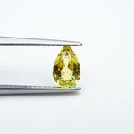 Load image into Gallery viewer, Pear lab grown yellow sapphire
