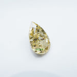 Load image into Gallery viewer, Pear lab grown yellow diamond
