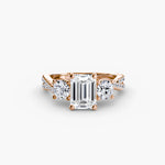 Load image into Gallery viewer, Three-Stone with Pavé Band 2
