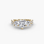 Load image into Gallery viewer, Three-Stone with Pavé Band 2
