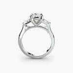 Load image into Gallery viewer, Three-Stone Ring (Baguette Side Stones) 2
