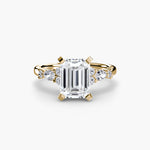 Load image into Gallery viewer, The Floral Accent Solitaire
