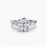 Load image into Gallery viewer, The Floral Accent Solitaire
