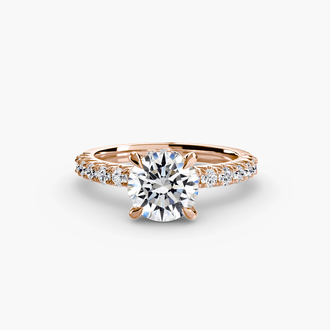 Solitaire with Pavé 6