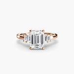 Load image into Gallery viewer, Baguette Accent Solitaire
