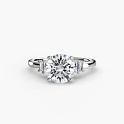 Baguette Accent Solitaire