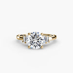 Load image into Gallery viewer, Baguette Accent Solitaire
