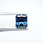 Load image into Gallery viewer, Radiant blue moissanite
