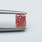 Load image into Gallery viewer, Radiant lab grown pink diamond
