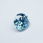 Load image into Gallery viewer, Round lab grown blue diamond
