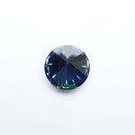 Load image into Gallery viewer, Round blue moissanite
