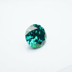 Load image into Gallery viewer, Round green moissanite
