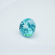 Round lab grown Paraiba YAG ice crush
