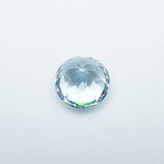Round lab grown aqua sapphire