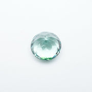 Round lab grown green sapphire