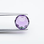 Load image into Gallery viewer, Round lab grown purple sapphire
