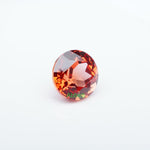 Load image into Gallery viewer, Round lab grown sunset coral padparadscha sapphire
