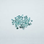 Load image into Gallery viewer, Round melee teal moissanite
