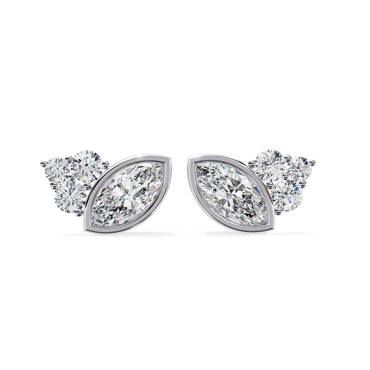 Bezel Stud Earring STBO1354