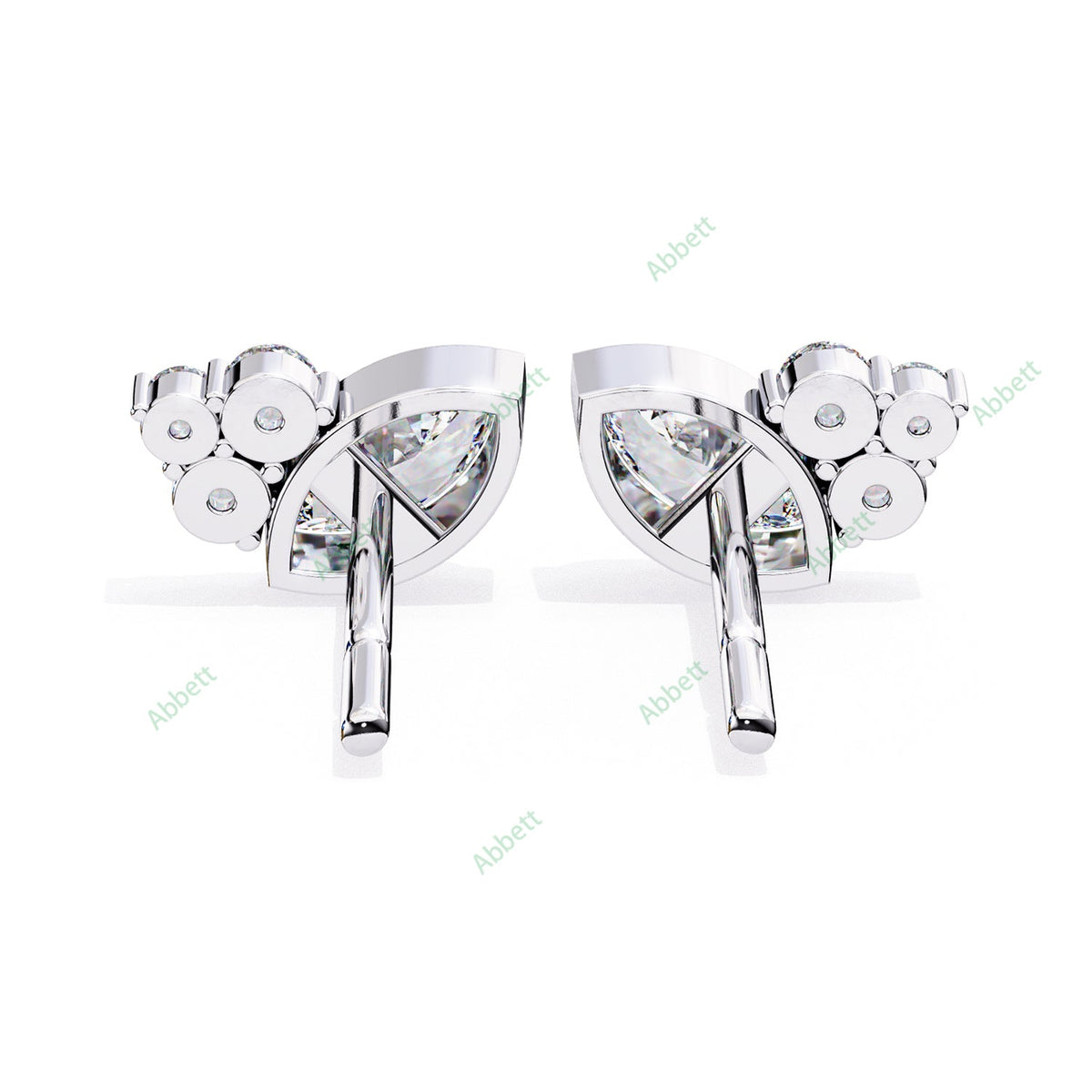 Bezel Stud Earring STBO1354