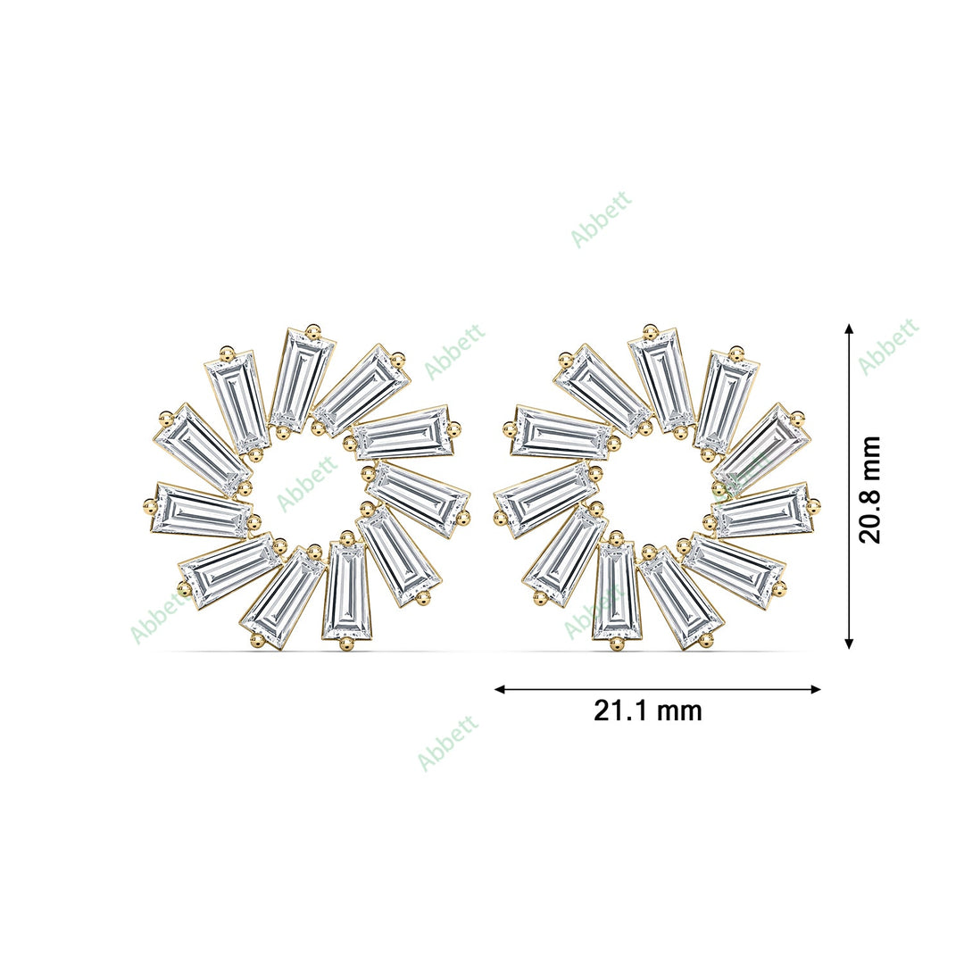 Circle Stud Earring STCI036