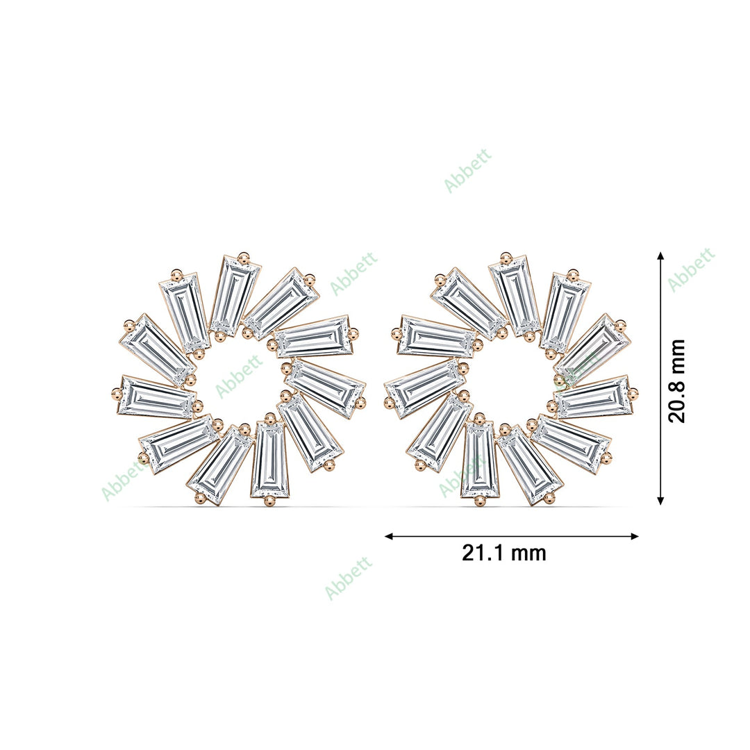Circle Stud Earring STCI036