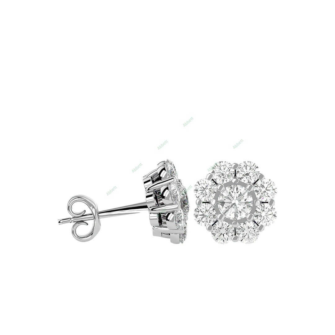 Cluster Stud Earring STCL009