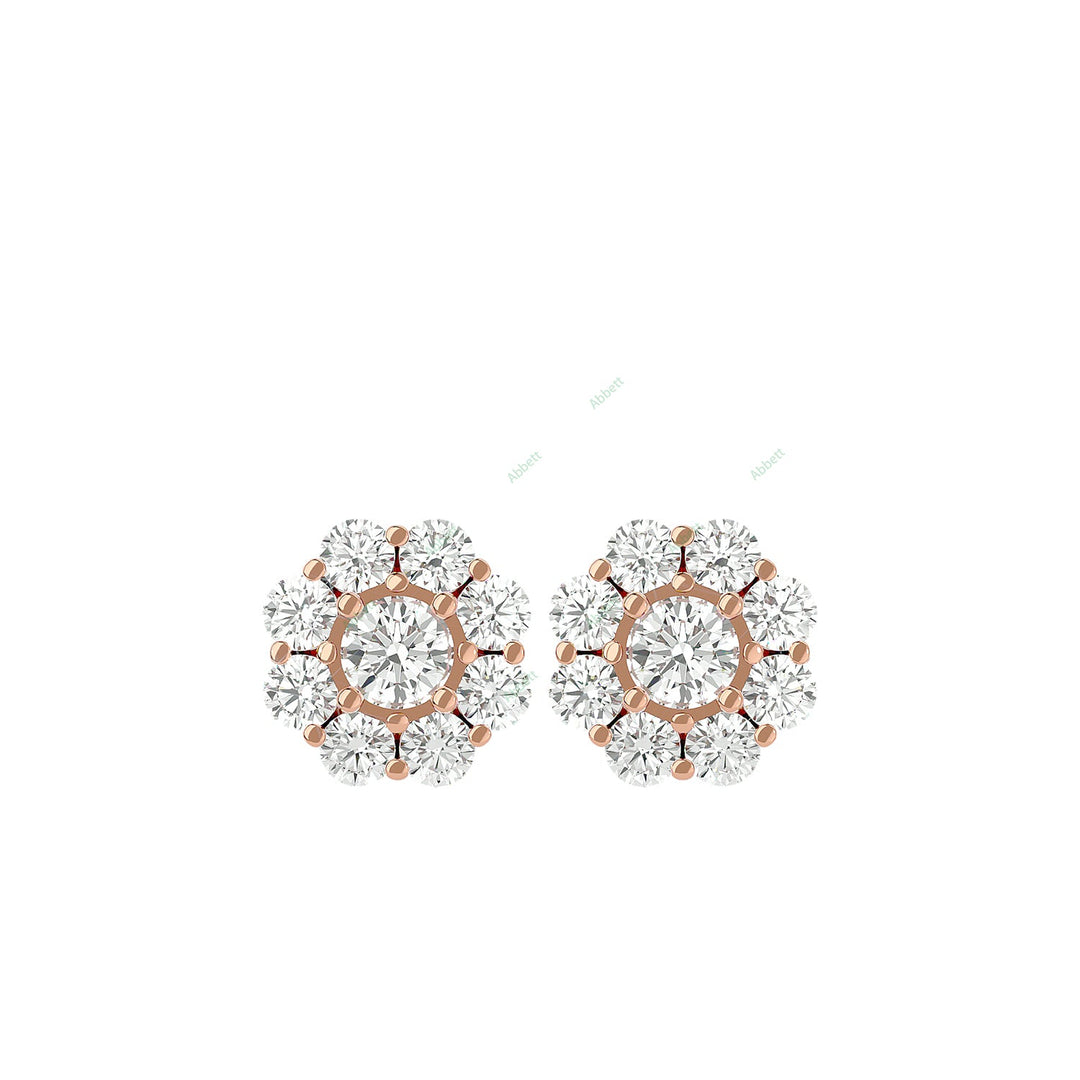 Cluster Stud Earring STCL009