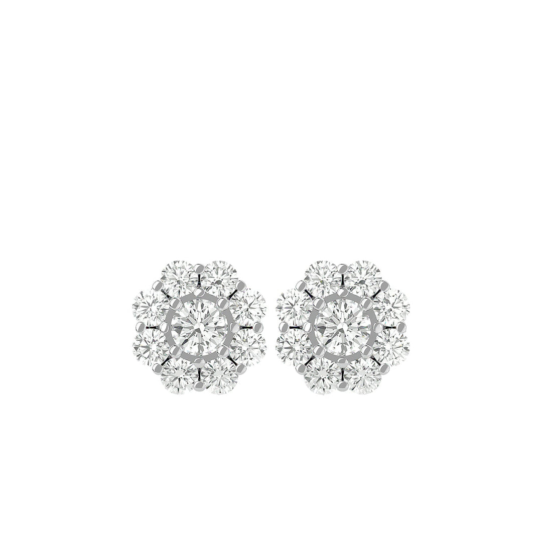 Cluster Stud Earring STCL009