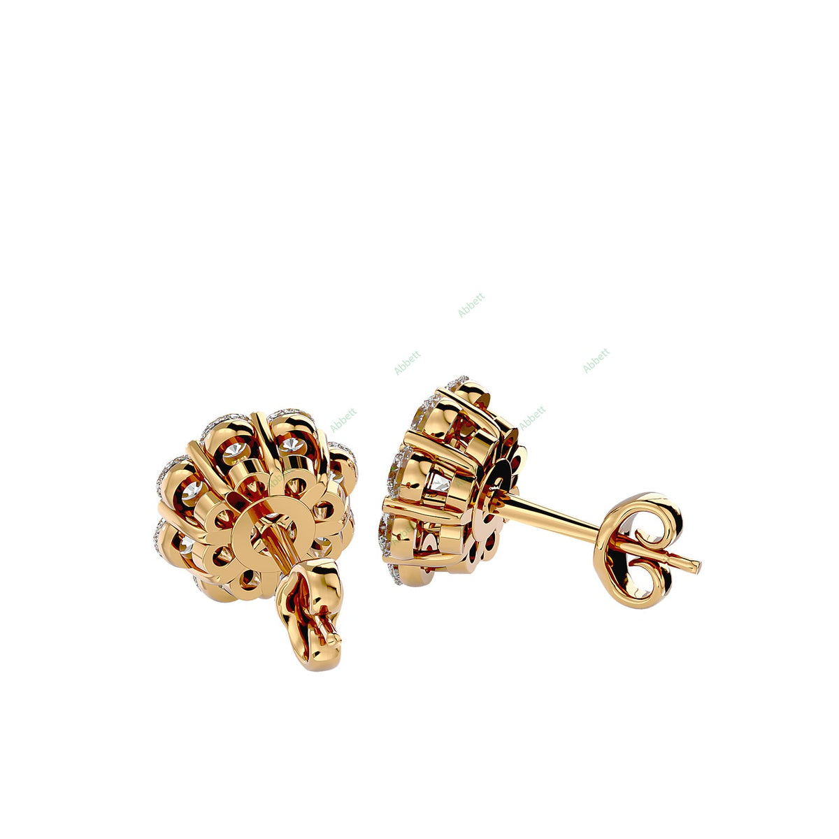 Cluster Stud Earring STCL009