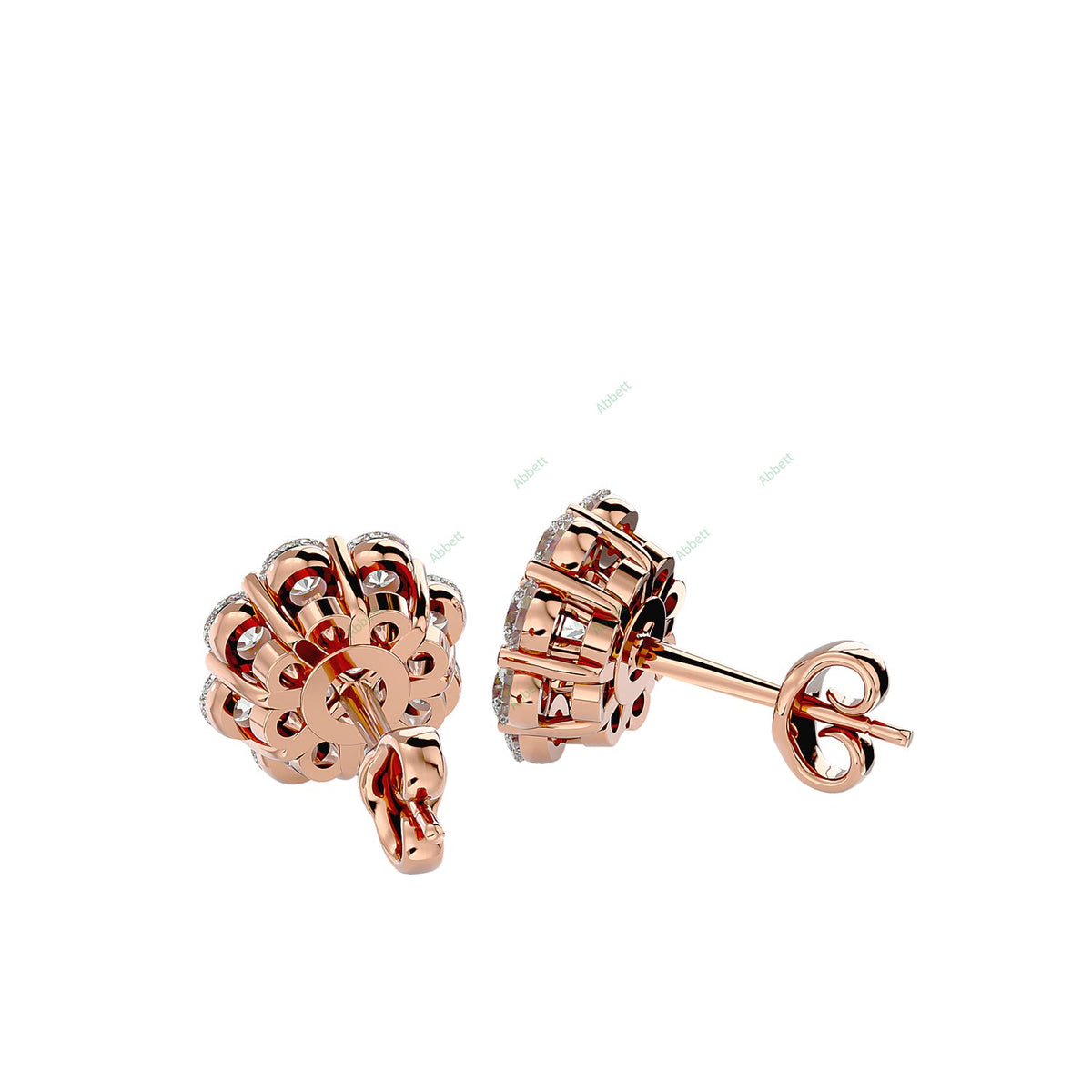 Cluster Stud Earring STCL009