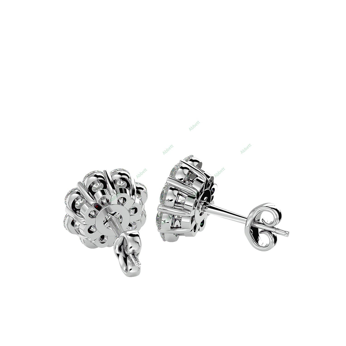 Cluster Stud Earring STCL009