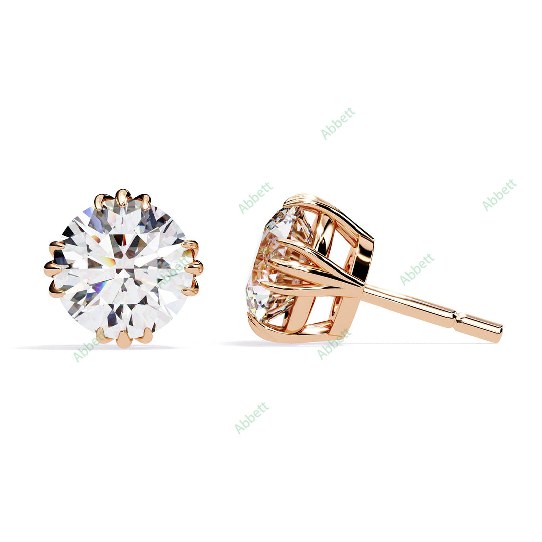 Round Claw Studs Earring STCL1322