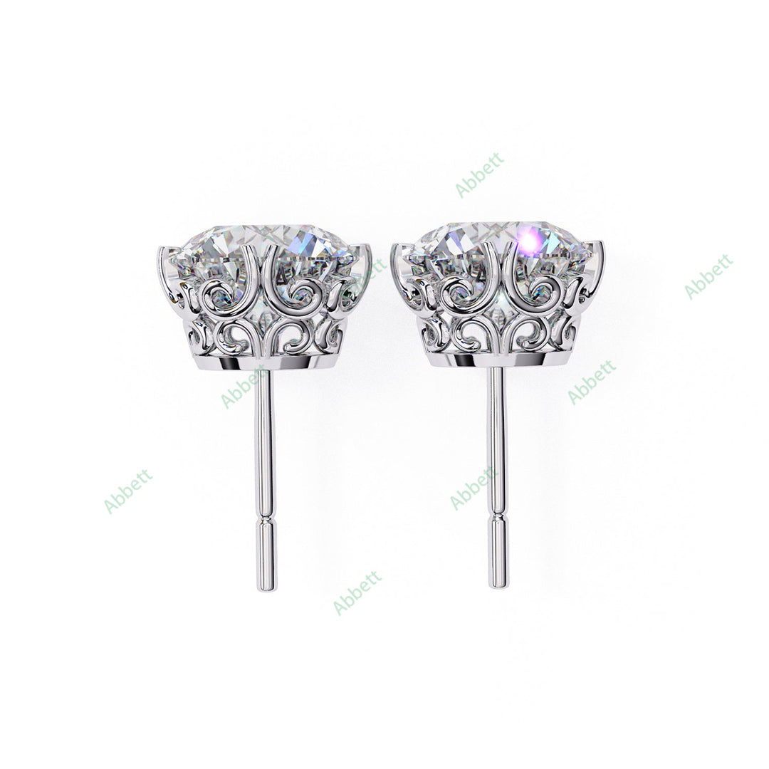 Round Claw Studs Earring STCL1330